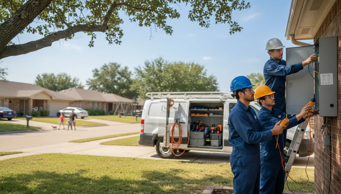 Certified electrician providing emergency electrical services in Stockton, IL